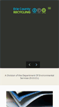 Mobile Screenshot of eriecountyrecycles.org