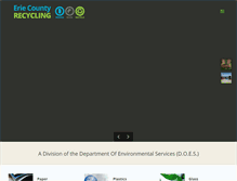 Tablet Screenshot of eriecountyrecycles.org